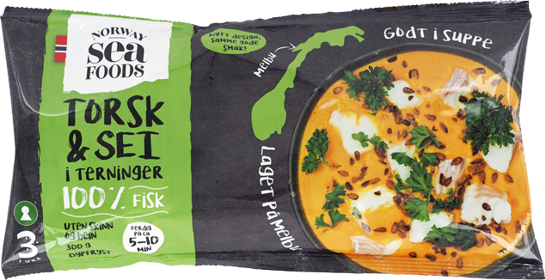 Torsk og sei terninger